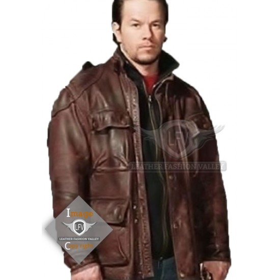 Four Brothers Brown Leather Jacket Style Coat