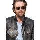 Gerard Butler Biker Black Leather Jacket