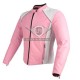 Trendy Fashion Pink/White Leather Jacket