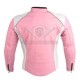 Trendy Fashion Pink/White Leather Jacket