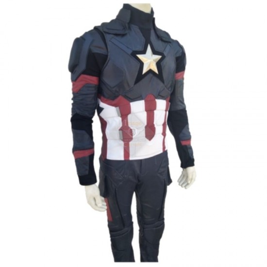 Captain America Civil War Screen Printed Suit