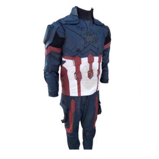 Captain America Infinity War Screen Printed Suit