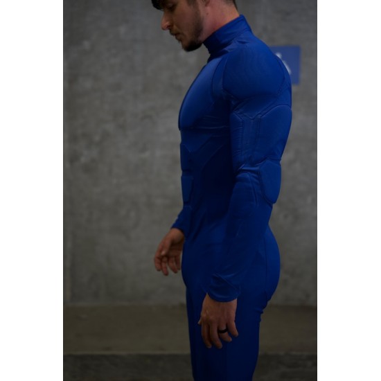 X Men Cyclops Costume Blue Base Suit