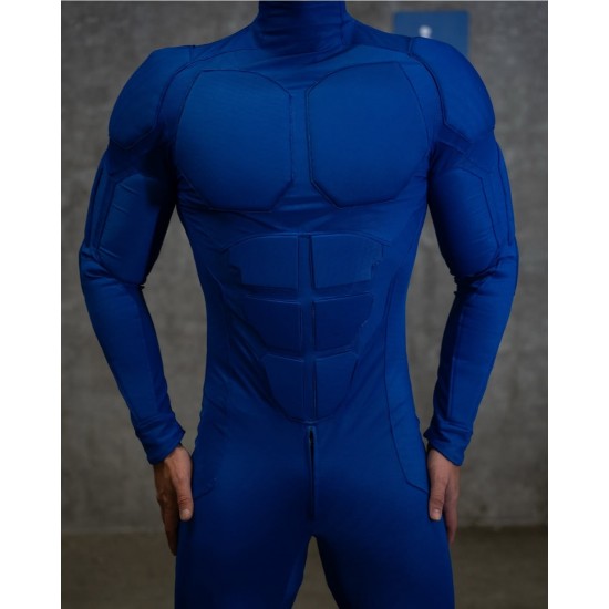 X Men Cyclops Costume Blue Base Suit