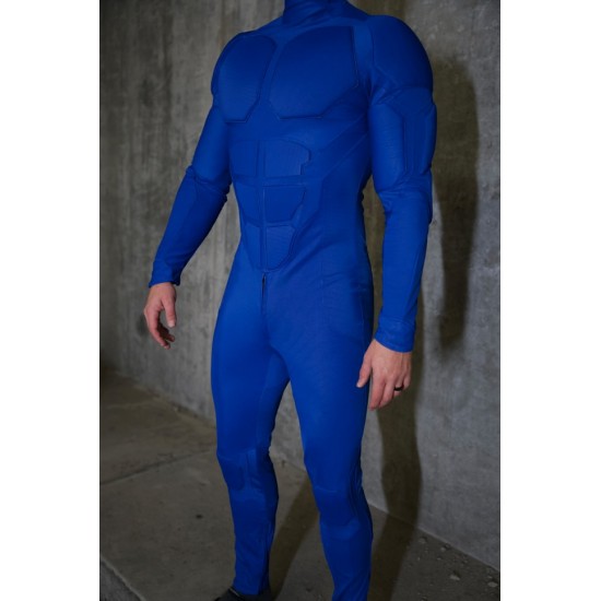 X Men Cyclops Costume Blue Base Suit