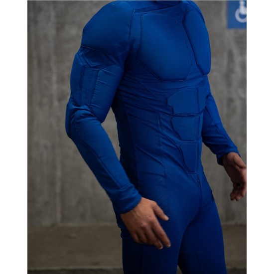 X Men Cyclops Costume Blue Base Suit