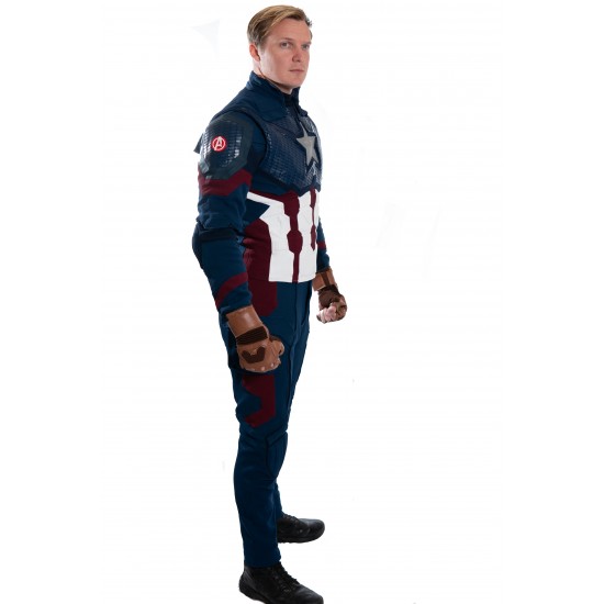 Captain America Avengers Endgame Full Suit (Updated shoulders bells, star burst & extra tabs)