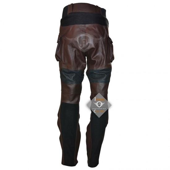 Captain America The Winter Soldier Stealth Strike Leather Full Costume (Dark Brown)