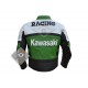 Men Motorbike Gear Kawasaki Tracsuit Leather Jacket