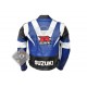 Men Motorbike Gear Suzuki Leather Jacket