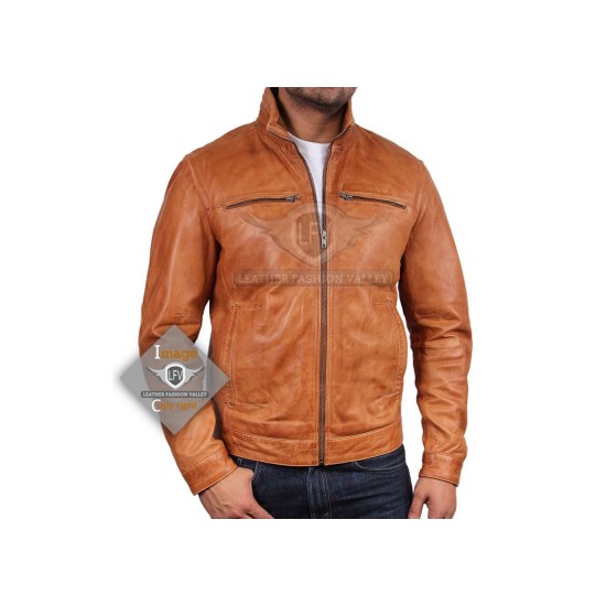 New Italian Classic Biker leather Jacket For Men Genuine Leather Jacket