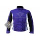 Textile Motorbike Men Purple Leather Jackets