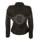 Black Two Front Pocket Brando Style Leather Jacket