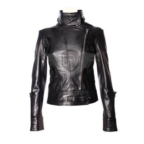 Black Brando Style Slim Fit Leather Jacket