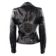 Miley Cyrus Black Steel Studded Leather Jacket