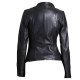 Women Classic US Style Leather Jacket