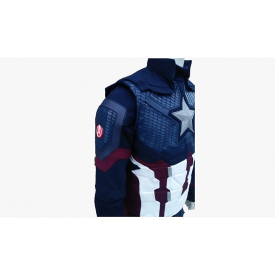 Captain America Avengers Endgame Full Suit (Updated shoulders bells, star burst & extra tabs)