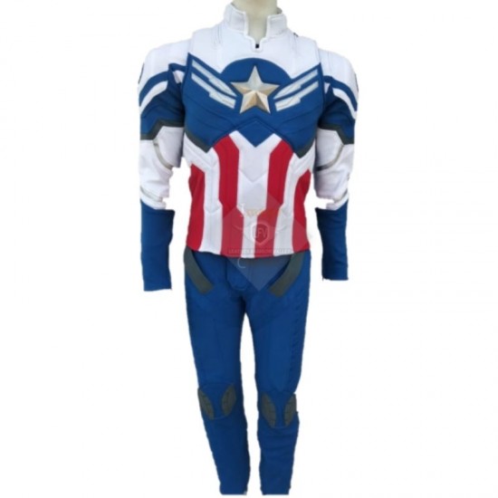 Captain America Sam Wilson Suit - From the movie, Falcon and the Winter Soldier