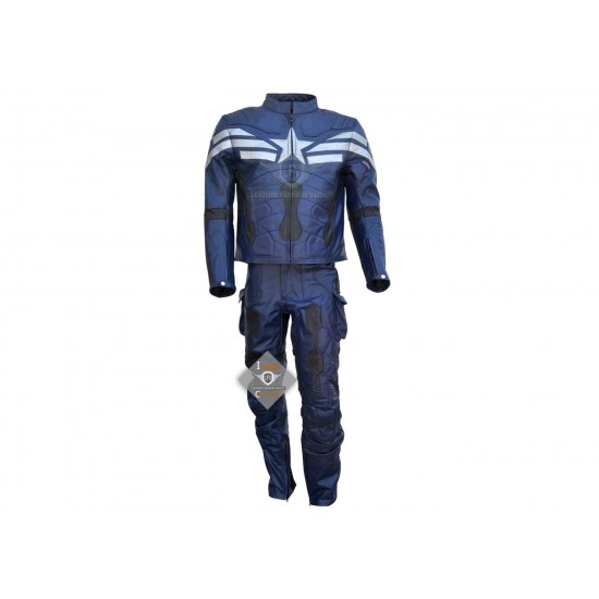 The Winter Soldier Captain America Stealth Strike Full Leather costume