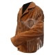 Men Designer Classic Western Leather Jacket