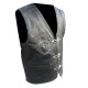 Designer Fashionaable Black Western Leather Vest