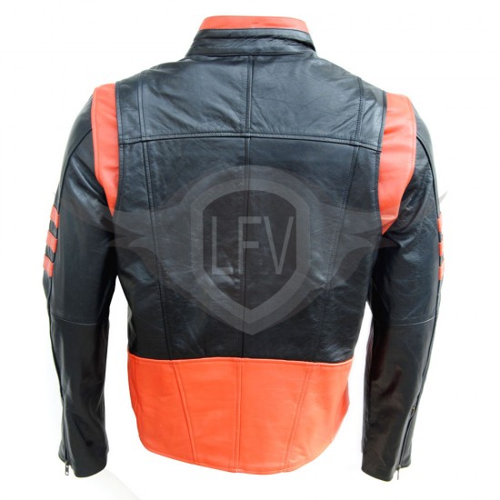 X-Men Origins Wolverine Biker Leather Jacket